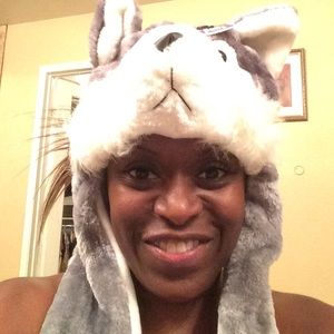 Plush Wolf Hat
