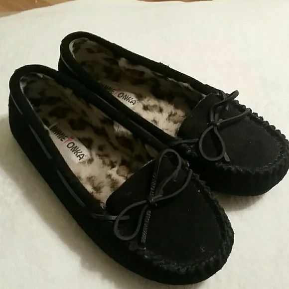 Black moccasins