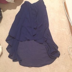 High low skirt