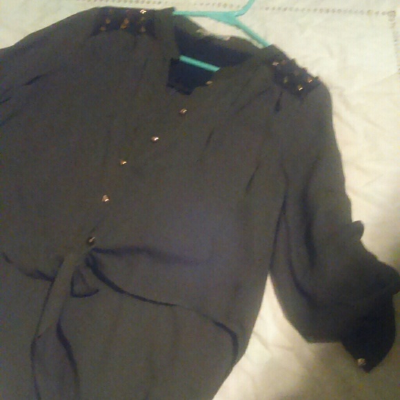 Dark green faux leather