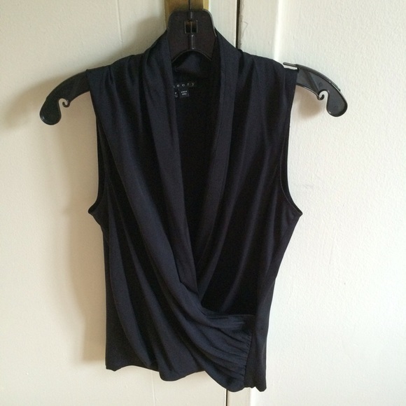 Theory Cowl Neck Blouse Size P