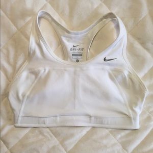 Nike Dri-Fit White Sports Bra