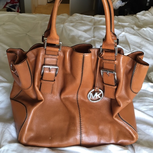 MK Leather Satchel Bag