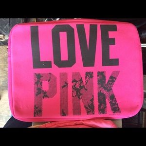 PINK VS laptop case