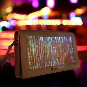 Light up evening cocktail purse