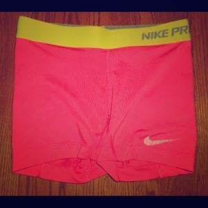 Pink Nike Pro Dri-Fit Compression Short