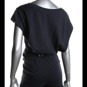 Marc Jacobs navy blue cap sleeve romper. Nwot