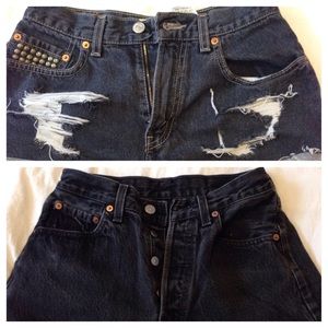 Black Levi's shorts bundle