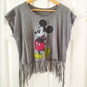 Mickey Mouse Fringe Shirt