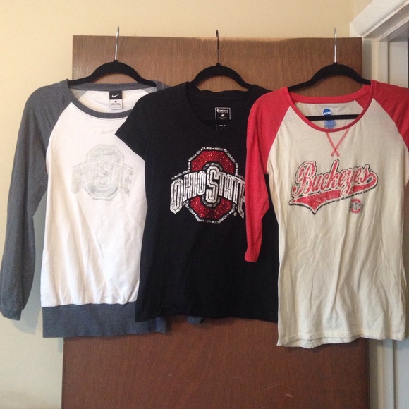 Lot of 3 - sz Small Ohio State OSU Buckeyes shirts