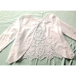Kimchi Blue White Lace Top