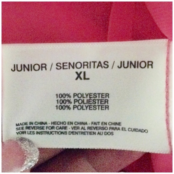 βοΈπHOST PICKπL.e.i. Sheer Florescent Pink Blouse - Picture 4 of 4