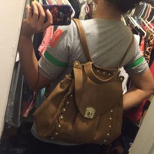 Tan back pack