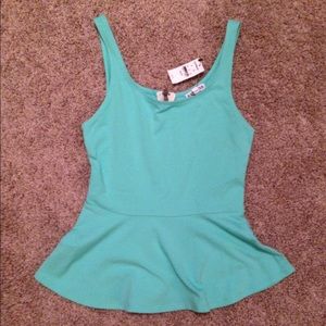 Xs express peplum top Nwt