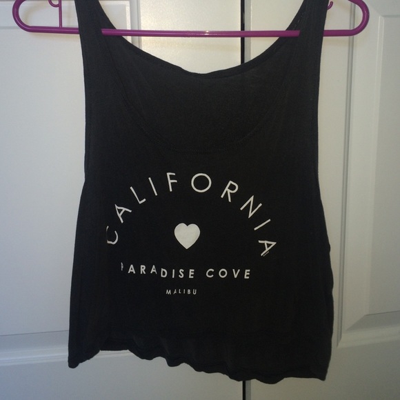 Brandy Melville dark grey tank