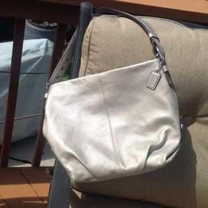 Coach Silver Bag!