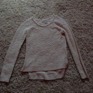 White lace sweater
