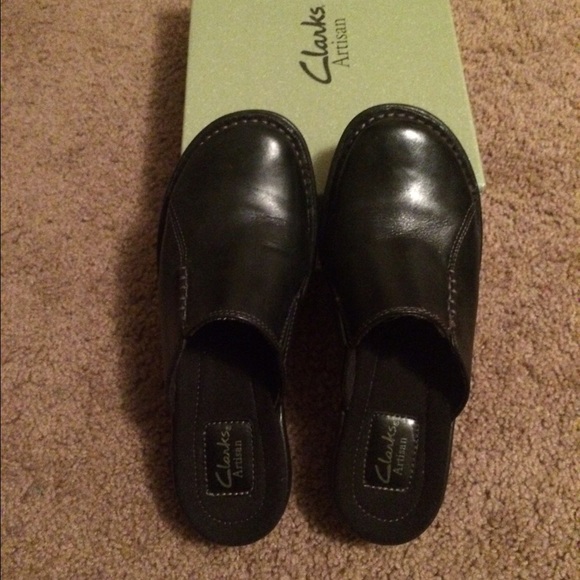 Clarks Artisan Collection MILL ABBEY BK LEA SZ61/2