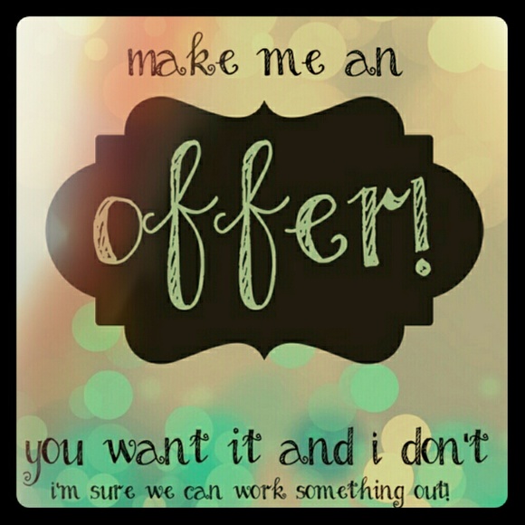 Taking reasonable offers:)