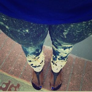 Blue custom made jeans