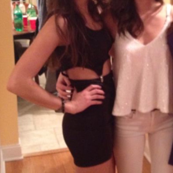 Black two piece dress - Picture 4 of 4