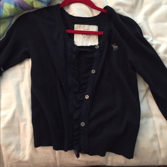 Dark blue cardigan