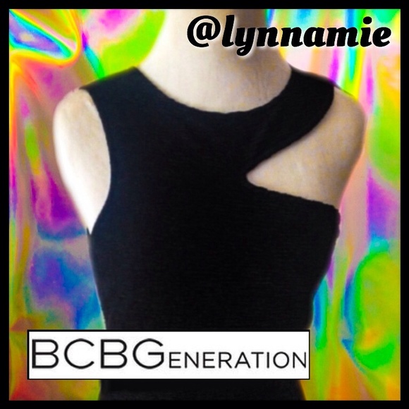 BCBGeneration sexy black dress with cut out