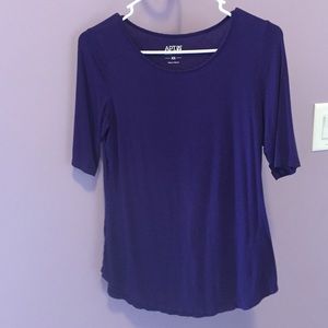 purple shirt