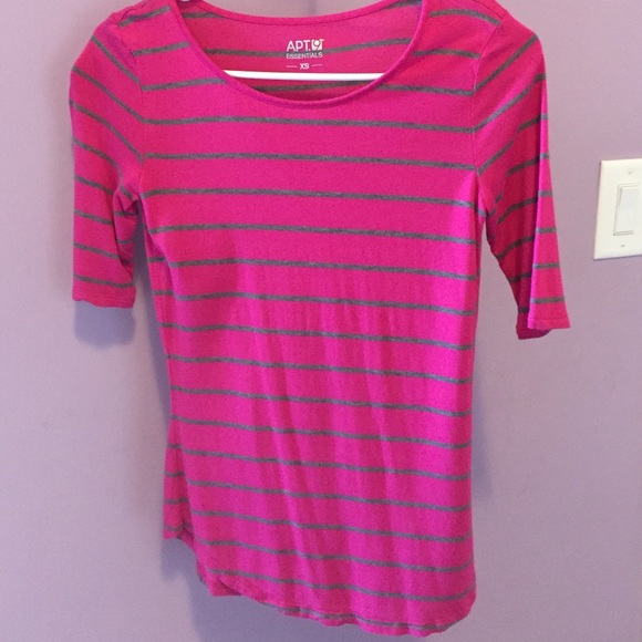 gray strips and wore once