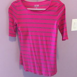 gray strips and wore once