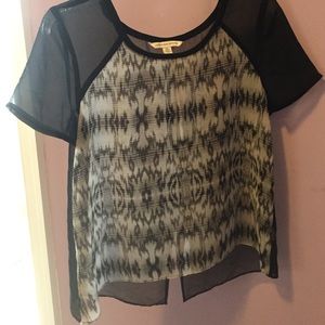 black shirt