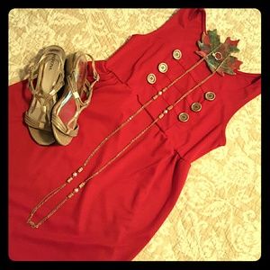 Little red vintage inspired mini dress size S