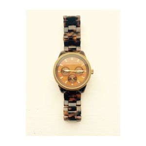 Michael Kors Ladies Tortoise Shell Watch