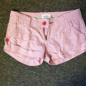 American Eagle pink seersucker shorts!