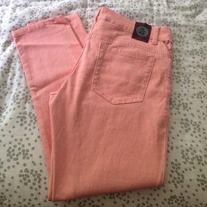 Peach capris