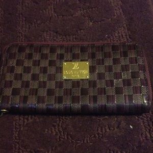 Purple wristlet