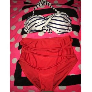 High waisted bikini