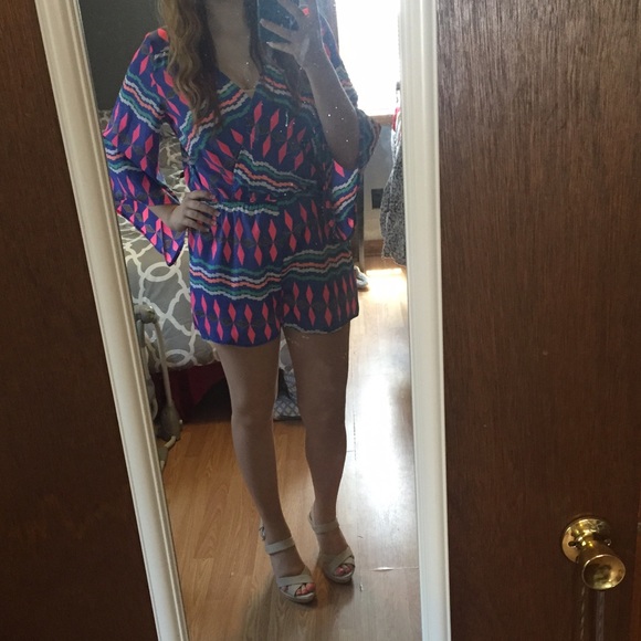 Multi Colored Romper - Picture 2 of 3