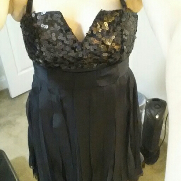 FINAL SALE! Bebe cocktail dress! Sequins and lace!