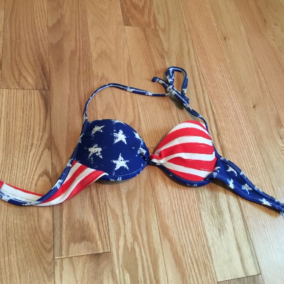 American flag bikini top
