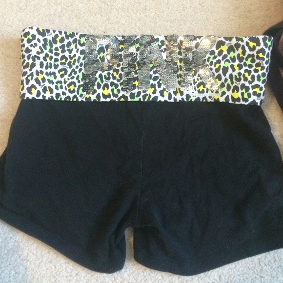 Victoria's Secret yoga shorties BLING