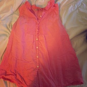 Old navy ruffle button up