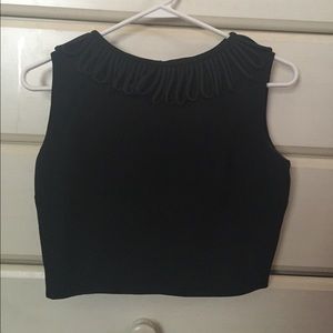 Vintage black crop top