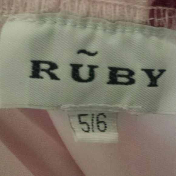 Pink Strapless Dress *Delias* - Picture 4 of 4