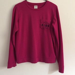 PINK crew sweater