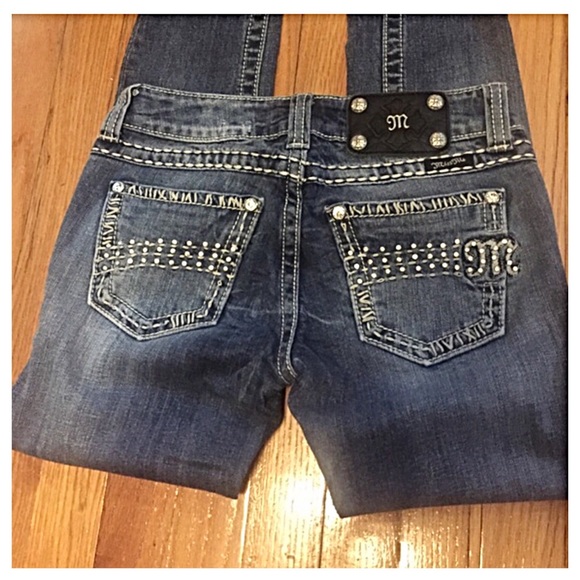 Miss Me Rhinestone Skinny Jeans - Picture 4 of 5