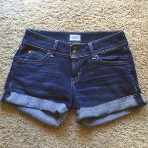 Hudson croxley cuff denim shorts