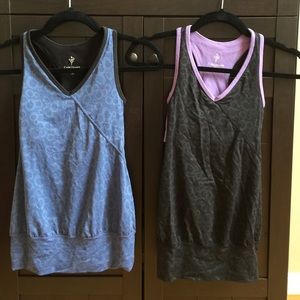 VEUC workout tanks with bra tops Sz XS