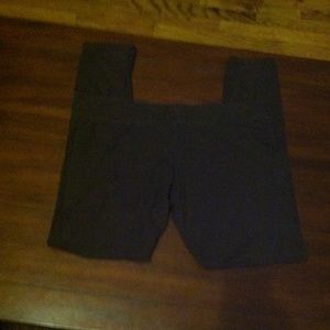 Brown leggings/Black Capri leggings BUNDLE