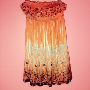 strapless dress